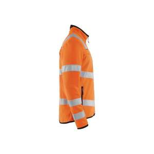 BLAKLADER - 494110105300XXXL <b>Hi</b>-<b>Vis</b> microfleece <b>jacket</b> <b>Orange</b> - EAN 7330509509845 <b>HI</b>-<b>VIS</b> WORKWEAR - Product Image 3