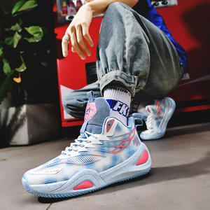 Men's Flying Woven Casual Sports Shoes Breathable Soft Soled for Running Basketball Shoes Height Increasing Comfortable <b>Sneakers</b> - Product Image 4