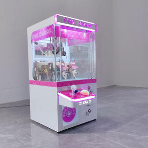 공장 도매 동전으로 작동되는 작은 아케이드 게임기 저렴한 미니 봉제 장난감 선물 크레인 클로 - Product Image 4