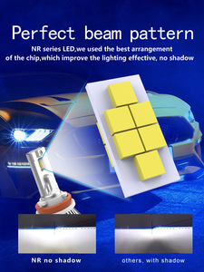 Phare à LED de voiture 55W 6000LM Lighting Focus Phare sans erreur de haute qualité pour la rénovation <span class=keywords><strong>Prix</strong></span> d'usine en gros - Product Image 5