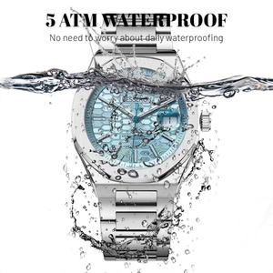 Montre sport au design le plus récent, mouvement mécanique NH35, acier inoxydable, bracelet de 20 mm, plongeur, résistant à l'eau 5 BAR, calendrier automatique - Product Image 3