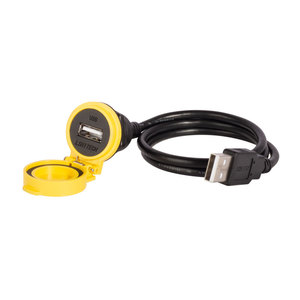 Lshitech M22 USB Bảng điều chỉnh tuôn ra gắn cáp mở rộng ngành công nghiệp không thấm nước Thông tư cắm USB Dây ổ cắm kết nối - Product Image 5