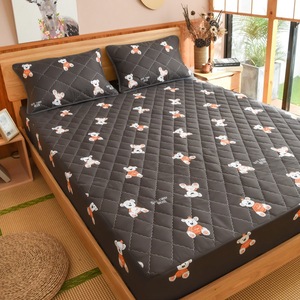 Sábana acolchada suave para cama, protector de colchón, plegable, cómoda - Product Image 3