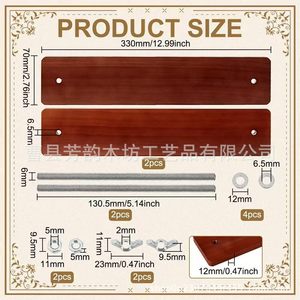 Wooden <b>Bookmark</b> Press Book Page Curling Tool For Book Restoration And Repair With Adjustable Design - Product Image 5