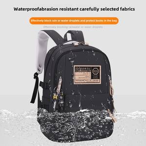 Mochila impermeable de moda para <span class=keywords><strong>ordenador</strong></span> portátil Oxford para estudiantes universitarios de secundaria, bolsa de <span class=keywords><strong>ordenador</strong></span> de viaje para hombre y mujer, cierre de cremallera - Product Image 3