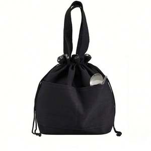 Sac isotherme à déjeuner personnalisé avec logo, sac isotherme réutilisable pour aliments, pour hommes, adultes, travail, école, voyage, sac à cordon réutilisable, étanche - Product Image 1