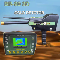 Détecteur de métaux automatique 3D BR90 Target Max pour l'or, 3 systèmes