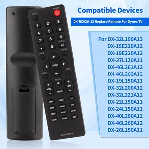 Télécommande universelle DX-RC02A-12 compatible avec tous les téléviseurs LCD LED HDTV <span class=keywords><strong>Dynex</strong></span> DX-RC01A-12 DX-RC01A-13 DX-RC03A-13 RC-201-0B - Product Image 3