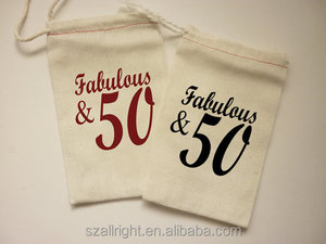 Eco-friendly Recyclable Cotton Muslin <b>String</b> <b>Bag</b> Drawstring Packaging in Natural or White 5x7 Inch Custom Logo for Promotions - Product Image 4