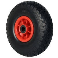 Petite taille 10X3.50-4 roue en caoutchouc solide pneu pneumatique en état neuf utilisé en plastique PU polyuréthane roue en matériau