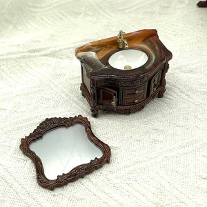Armário de Banheiro Miniatura de Plástico 1:12 com Pia Retangular para Casa de Bonecas - Novo Brinquedo Decorativo para Casa - Product Image 4