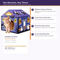 Griffoir pour chat en carton pour Halloween, motif citrouille, fantôme, chauve-souris, taille compacte, pour chats d'intérieur, vente en gros