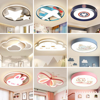 Lampe LED de Plafond Moderne pour Enfants, Forme Nuage Étoile Lune Papillon, Éclairage Intérieur pour Chambre d'Enfants