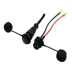 M16 Ip67 Waterdichte Connector-Gemonteerde Montage Mannelijke Vrouwelijke <span class=keywords><strong>2</strong></span>-Core 3-Core Connectoren Voor Motorfiets Auto Gebruik (Kaal - Product Image 6