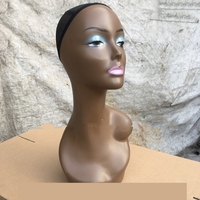 Tête de Mannequin Réaliste Beauté Européenne, Accessoires de Présentation pour Foulards, Chapeaux et Perruques
