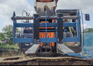 Verstelbare Afstand Graafmachine Vorken 5-50ton Materiaal Handling Vork Voor Flexibele Bouw Jobsite Aanpassing - Product Image 4