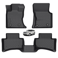Tapis de sol 3D Tpe personnalisé tout temps pour voiture Tapis d'intérieur pour dossier de siège Cargo Cover Tapis de sol pour Land Rover Velar 2021-2025 Mat