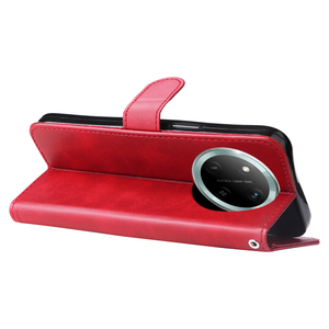 Étui portefeuille à rabat en cuir de luxe avec fermeture éclair pour <span class=keywords><strong>Huawei</strong></span> Honor Magic 7 Pro 5G/Magic 7/Magic 7 Lite avec béquille - Product Image 6