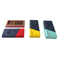 Boîte d'emballage de cigares de luxe en PU, boîtes à cigares personnalisées en gros, boîte à souvenirs pour les demoiselles d'honneur