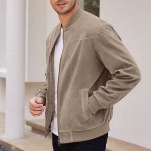 Cardigan en polyester pour <span class=keywords><strong>homme</strong></span> PASUXI avec logo personnalisé, fermeture éclair, coupe ajustée, tricot d'hiver, veste décontractée rétro à manches longues pour <span class=keywords><strong>homme</strong></span> - Product Image 4