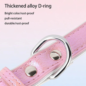 <span class=keywords><strong>Collar</strong></span> de Cuero PU Colorido para Perro con Decoración de Diamantes de Imitación, <span class=keywords><strong>Collar</strong></span> para Perros y Gatos Pequeños y Medianos - Product Image 5