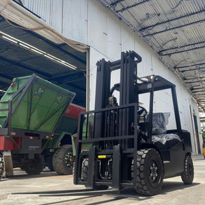 Carretilla elevadora telescópica eléctrica portátil, grúa cargadora, nueva y eficiente transpaleta 3t para industrias minoristas, motor diésel - Product Image 1