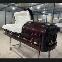 Ataúd de Madera Blanco Económico SUMMERVILLE, Artículos Funerarios