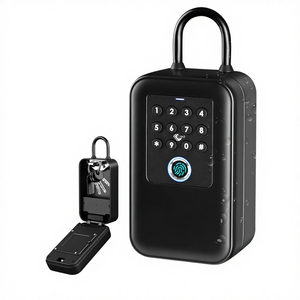 Boîte <span class=keywords><strong>à</strong></span> clés intelligente imperméable <span class=keywords><strong>pour</strong></span> l'extérieur, nouvelle, avec empreinte digitale, mot de passe, carte magnétique, écran petit et multifonctionnel, <span class=keywords><strong>pour</strong></span> les portes - Product Image 2