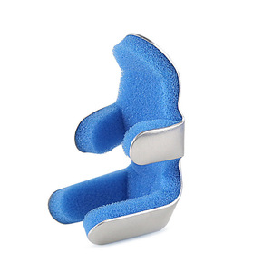 Soporte para dedos de aleación de aluminio, azul, ligero, protección ortopédica para enderezar y apoyar los dedos - Product Image 3