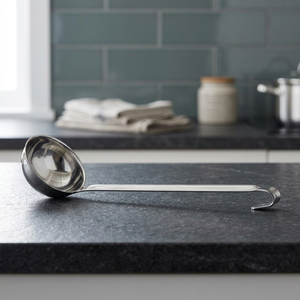 High Quality Sustainable Stainless Steel Ladle for Soups Sauces Professional Kitchens Dishwasher Safe Oven Safe Wholesale Price - Product Image 2
