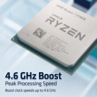 Prosesor Desktop 5700X 8C 16T hingga 4.6GHz AM4 Tray Grosir Stok Banyak 32MB Cache DDR4 untuk Pembuat PC Tersedia