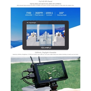 New arrivalfeelworld F5 ProX 5.5 inch 1600nit độ sáng cao 4K màn hình cảm ứng video DSLR <span class=keywords><strong>Camera</strong></span> tại chỗ màn hình di động - Product Image 6