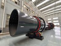 Refroidisseur rotatif Hongxing pour clinker de gypse, usage monocular avec moteur à engrenages, haute productivité, 5,3 kW, machine de refroidissement à air
