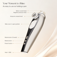 Appareil de soin du visage hydro-transdermique à pression négative, dispositif Water Glow, outil de beauté pour le soin de la peau à la nanomolécule