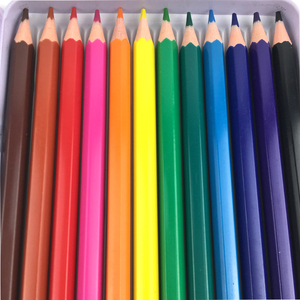 Mejor venta 12pcs Hexagonal arte <span class=keywords><strong>dibujo</strong></span> de pintura de Color de lápiz de Color en caja de lata - Product Image 2