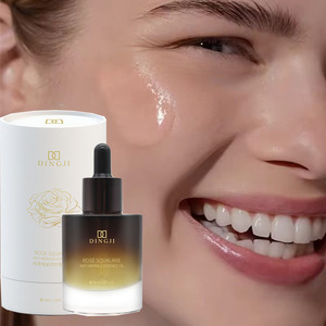 OEM DINGJI Rosa Esqualano Niacinamida Colágeno Soro Elevação Poro Encolhimento Soro Rosa Clareamento Soro Rosto - Product Image 1