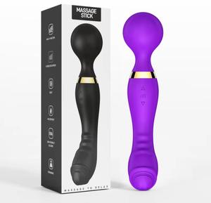 2in1 Amz <span class=keywords><strong>Vibrator</strong></span> <span class=keywords><strong>Dildo</strong></span> Kepala Ganda Terlaris untuk Wanita, Mainan Seks untuk Wanita, Tongkat Pijat AV, Produk Pijat Lainnya% - Product Image 1