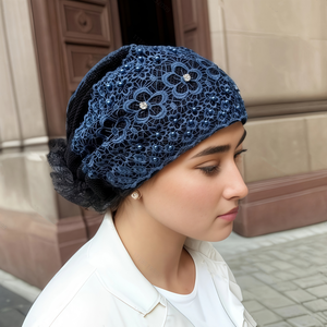 Wholesale Custom Soft Elastic Hijab Adjustable Muslim Stretch Headscarf Full-Coverage <b>Shawl</b> Cap Full Neck Coverage for Women - Product Image 1