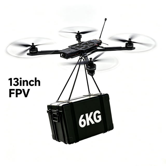 best 13 Inch Racing full set FPV Drone with 6KG Heavy Payload Goggles 10KM professional Long Range Freestyle rtf Drone