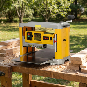 Machine à raboter le bois électrique industrielle, largeur de rabotage de 330 mm, construction en fonte durable - Product Image 1