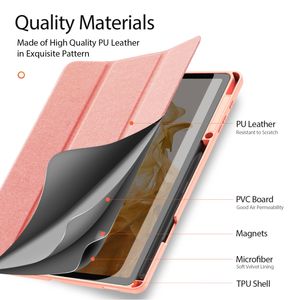 Per Samsung <span class=keywords><strong>Galaxy</strong></span> <span class=keywords><strong>Tab</strong></span> <span class=keywords><strong>S8</strong></span> <span class=keywords><strong>Plus</strong></span> <span class=keywords><strong>Tab</strong></span> S7 + DUX dudis Domo Series custodia in pelle PU magnetica Flip orizzontale - Product Image 5