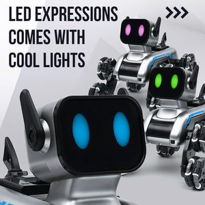 Perro Robot RC con Luces y Música, 18 Minutos <span class=keywords><strong>de</strong></span> Juego, 8 Ruedas, Modelo <span class=keywords><strong>de</strong></span> Coche Acrobático RC, Juguetes <span class=keywords><strong>de</strong></span> Perro Robot, Coche <span class=keywords><strong>de</strong></span> Control Remoto - Product Image 6