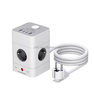 Đức mở rộng ổ cắm với công tắc điện ánh sáng Châu Âu Ổ Cắm Điện mở rộng bảng điện dải - Product Image 2