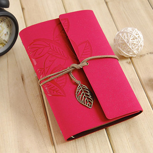 Personalizzato A6 in pelle retrò rilegato Agenda e diario classico cartonato da viaggio taccuino in carta bianca - Product Image 3