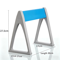 Support en plastique en forme de L pour pipettes triangulaires