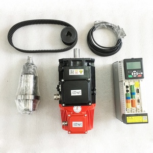 BT30 BT40 BT50 belt spindle with full set serve motor and driver bt30 atc spindle motor kit belt driven bt30 - Product Image 1