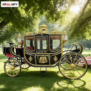 Carroza de Caballos Eléctrica de Lujo para Bodas, con Capacidad para 4-6 Personas, Neumáticos de Goma Sólida - Product Image 1