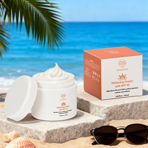 <span class=keywords><strong>Crema</strong></span> Solare Fermentata SPF <span class=keywords><strong>50</strong></span> Sbiancante <span class=keywords><strong>Protezione</strong></span> UVA UVB Illuminante Idratante Cura Doposole <span class=keywords><strong>Viso</strong></span> e Corpo - Product Image 1