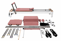 Reformer Pilates en Aluminium Qualité Commerciale pour Studio Fitness, Machine Professionnelle avec Logo Personnalisé Direct Usi