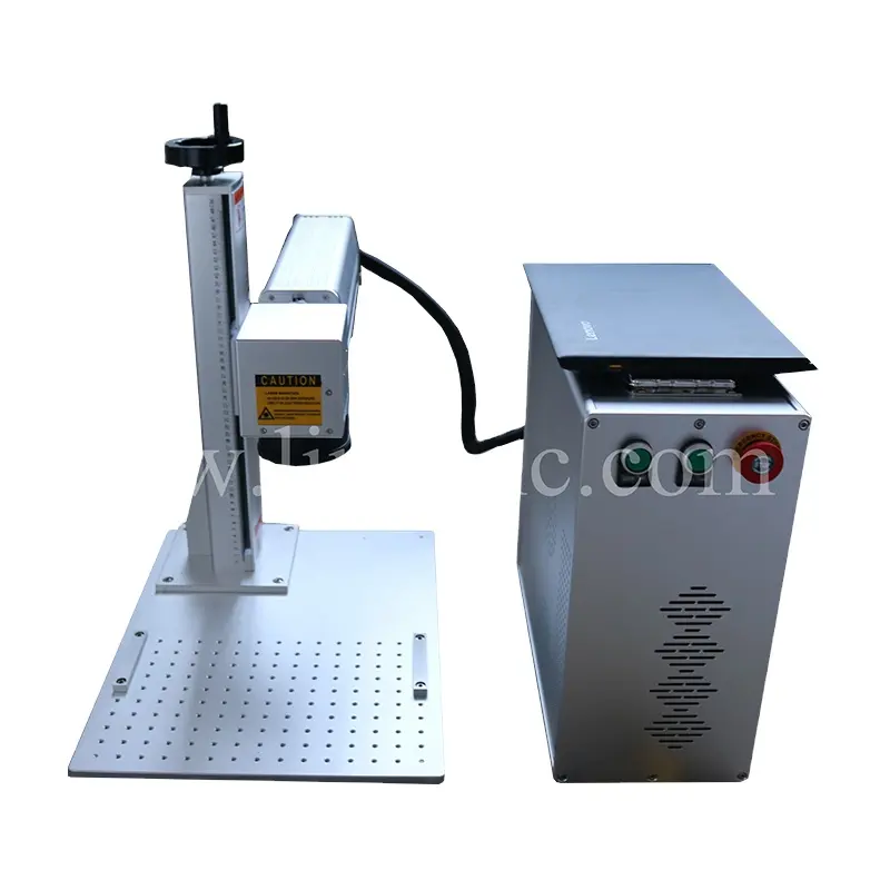 Fibra de laser 3d de impressora a laser para a placa de metal em aço inoxidável prata/ouro fibra de marcação a laser preço da máquina